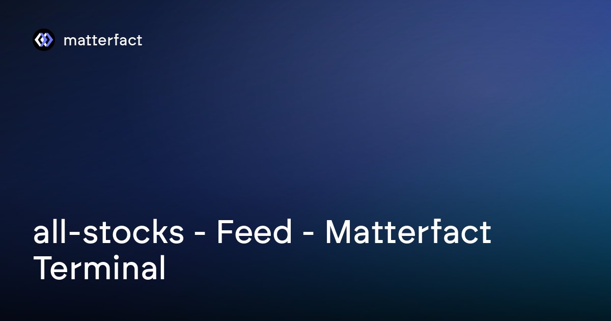 Matterfact Terminal